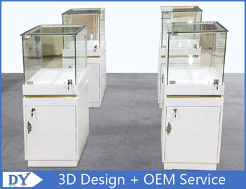 کابینت نمایش جواهرات MDF با قفل OEM 450 X 450 X 1250MM
